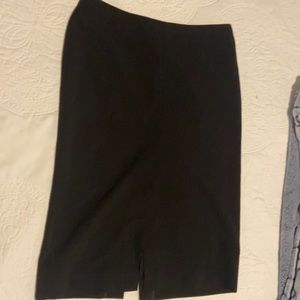 Black midi skirt 1r” waist and 26” length